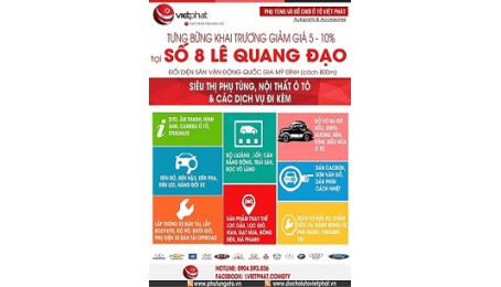 Việt Phát khai trương showroom dịch vụ lắp đặt cung cấp nội thất và phụ tùng ô tô số 8 Lê Quang Đạo